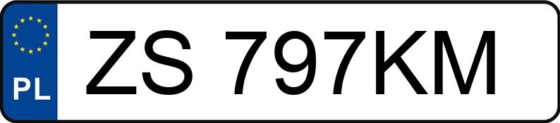 Numer rejestracyjny ZS 797KM posiada NISSAN MICRA - ZS797KM