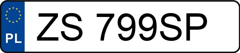 Numer rejestracyjny ZS 799SP posiada AUDI Q8 - ZS799SP