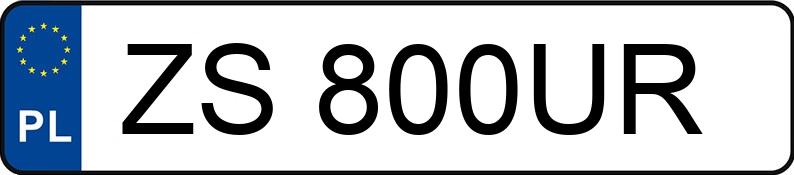 Numer rejestracyjny ZS 800UR posiada SKODA OCTAVIA - ZS800UR Numer rejestracyjny ZS 800UR posiada SKODA OCTAVIA - ZS800UR