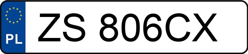 Numer rejestracyjny ZS 806CX posiada OPEL VIVARO - ZS806CX