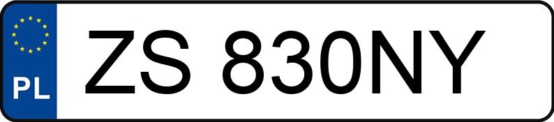 Numer rejestracyjny ZS 830NY posiada CHRYSLER Crossfire 3.2 Kat. MR`03 E3 Crossfire 3.2 Kat. MR`03 E3 - ZS830NY