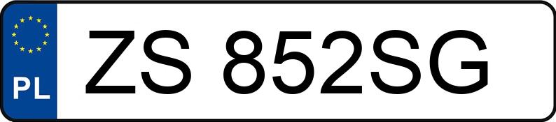 Numer rejestracyjny ZS 852SG posiada MERCEDES-BENZ AMG S 63 4MATIC - ZS852SG