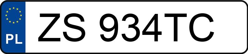 Numer rejestracyjny ZS 934TC posiada TOYOTA Aygo 1.0 MR`15 E6 x-cite Aut. - ZS934TC Numer rejestracyjny ZS 934TC posiada TOYOTA Aygo 1.0 MR`15 E6 x-cite Aut. - ZS934TC