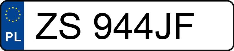 Numer rejestracyjny ZS 944JF posiada OPEL VECTRA STATION WAGON - ZS944JF