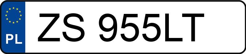 Numer rejestracyjny ZS 955LT posiada VOLKSWAGEN TIGUAN - ZS955LT