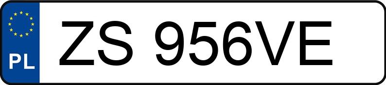Numer rejestracyjny ZS 956VE posiada BMW 1 - ZS956VE