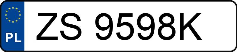 Numer rejestracyjny ZS 9598K posiada SKODA FABIA - ZS9598K