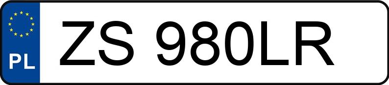 Numer rejestracyjny ZS 980LR posiada IVECO 35S14 - ZS980LR