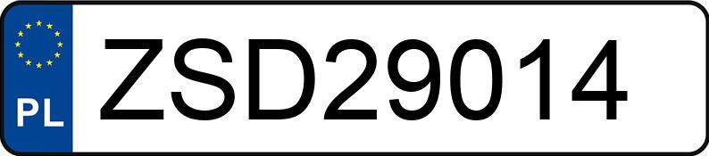 Numer rejestracyjny ZSD 29014 posiada VOLKSWAGEN GOLF 1.4 TSI - ZSD29014 Numer rejestracyjny ZSD 29014 posiada VOLKSWAGEN GOLF 1.4 TSI - ZSD29014