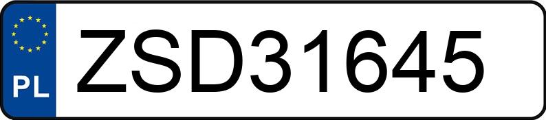 Numer rejestracyjny ZSD 31645 posiada ALFA ROMEO 159 - ZSD31645