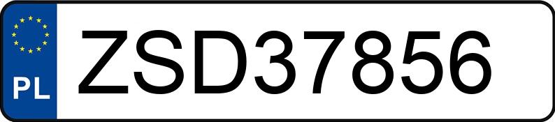 Numer rejestracyjny ZSD 37856 posiada BMW 318I - ZSD37856