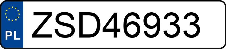 Numer rejestracyjny ZSD 46933 posiada AUDI A7 - ZSD46933
