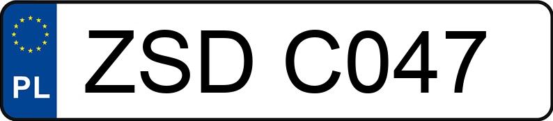 Numer rejestracyjny ZSD C047 posiada URSUS C 360 - ZSDC047