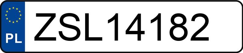 Numer rejestracyjny ZSL 14182 posiada AUDI A3 - ZSL14182 Numer rejestracyjny ZSL 14182 posiada AUDI A3 - ZSL14182