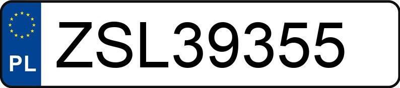 Pirat drogowy w pojeździe o numerach rejestracyjnych ZSL39355 Pirat drogowy w pojeździe o numerach rejestracyjnych ZSL39355