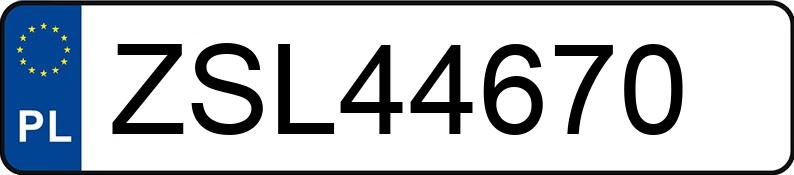 Numer rejestracyjny ZSL 44670 posiada OPEL INSIGNIA - ZSL44670