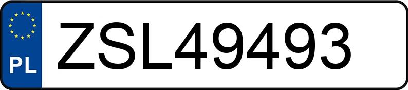 Numer rejestracyjny ZSL 49493 posiada VOLKSWAGEN GOLF - ZSL49493 Numer rejestracyjny ZSL 49493 posiada VOLKSWAGEN GOLF - ZSL49493