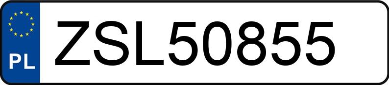 Numer rejestracyjny ZSL 50855 posiada FORD FIESTA - ZSL50855 Numer rejestracyjny ZSL 50855 posiada FORD FIESTA - ZSL50855