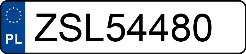 Numer rejestracyjny ZSL 54480 posiada VOLVO V50 - ZSL54480