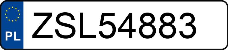 Numer rejestracyjny ZSL 54883 posiada OPEL Astra III 1.8 MR`04 E4 Sport Aut. - ZSL54883