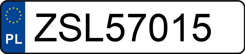 Numer rejestracyjny ZSL 57015 posiada BMW 320i MR`12 E5 F30 320i MR`12 E5 F30 - ZSL57015