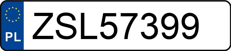 Numer rejestracyjny ZSL 57399 posiada BMW 535D - ZSL57399