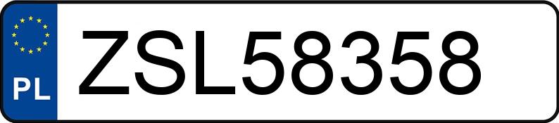 Numer rejestracyjny ZSL 58358 posiada SUBARU IMPREZA - ZSL58358