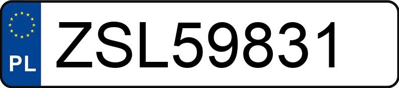 Numer rejestracyjny ZSL 59831 posiada VOLKSWAGEN PASSAT - ZSL59831 Numer rejestracyjny ZSL 59831 posiada VOLKSWAGEN PASSAT - ZSL59831