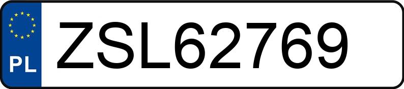 Numer rejestracyjny ZSL 62769 posiada SKODA FABIA - ZSL62769