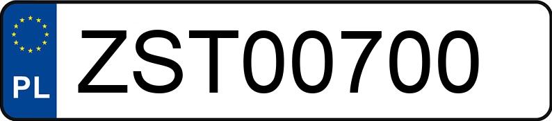 Numer rejestracyjny ZST 00700 posiada VOLKSWAGEN CARAVELLE - ZST00700 Numer rejestracyjny ZST 00700 posiada VOLKSWAGEN CARAVELLE - ZST00700