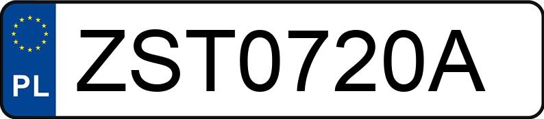 Numer rejestracyjny ZST 0720A posiada FORD MONDEO - ZST0720A Numer rejestracyjny ZST 0720A posiada FORD MONDEO - ZST0720A