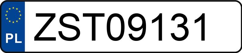 Numer rejestracyjny ZST 09131 posiada BMW 320D - ZST09131