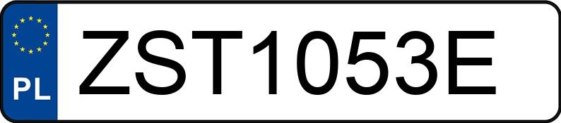 Numer rejestracyjny ZST 1053E posiada VOLKSWAGEN TIGUAN - ZST1053E