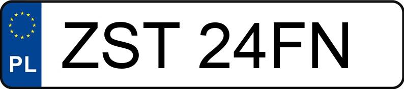 Numer rejestracyjny ZST 24FN posiada VOLKSWAGEN PASSAT - ZST24FN