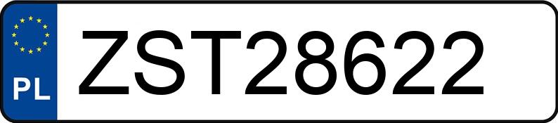 Numer rejestracyjny ZST 28622 posiada SUZUKI GRAND VITARA - ZST28622