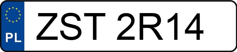 Numer rejestracyjny ZST 2R14 posiada CHATENET CH26 Diesel MR`13 Yanmar CVT - ZST2R14