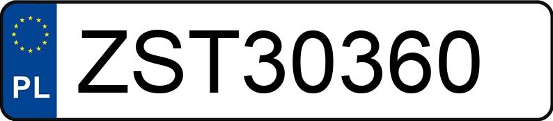 Numer rejestracyjny ZST 30360 posiada SEAT Alhambra 1.9 TDi E2 7MS Luxus - ZST30360 Numer rejestracyjny ZST 30360 posiada SEAT Alhambra 1.9 TDi E2 7MS Luxus - ZST30360