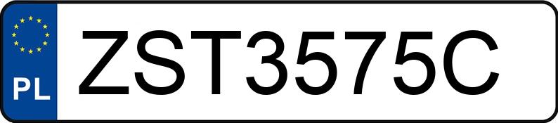 Numer rejestracyjny ZST 3575C posiada BMW 530E - ZST3575C