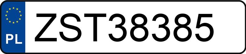 Numer rejestracyjny ZST 38385 posiada AUDI A4 Avant 1.9 TDi Kat. MR`99 B5 A4 Avant 1.9 TDi Kat. MR`99 B5 - ZST38385