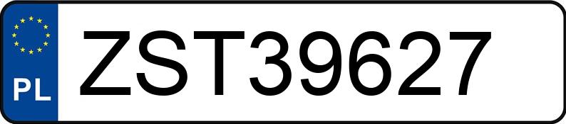 Numer rejestracyjny ZST 39627 posiada RENAULT CLIO - ZST39627 Numer rejestracyjny ZST 39627 posiada RENAULT CLIO - ZST39627