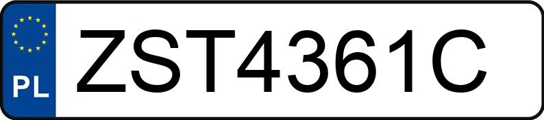 Numer rejestracyjny ZST 4361C posiada CHEVROLET CRUZE - ZST4361C Numer rejestracyjny ZST 4361C posiada CHEVROLET CRUZE - ZST4361C