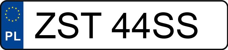 Numer rejestracyjny ZST 44SS posiada BMW 530 Touring Diesel Kat. MR`95 E39 530 Touring Diesel Kat. MR`95 E39 - ZST44SS