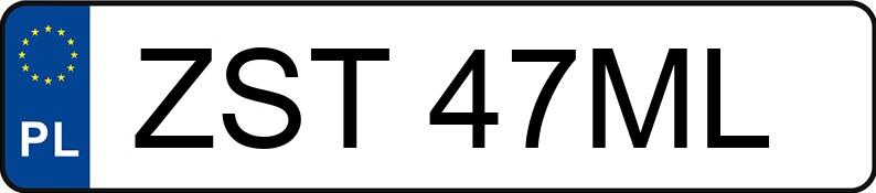 El número de registro ZST 47ML tiene FORD (USA) Windstar 3.8 GL - ZST47ML