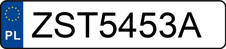 Numer rejestracyjny ZST 5453A posiada BMW 318i Touring Kat. MR`01 E3 E46 318i Touring Kat. MR`01 E3 E46 - ZST5453A