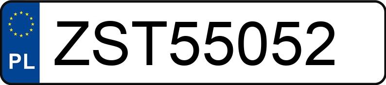 Numer rejestracyjny ZST 55052 posiada NISSAN NOTE - ZST55052