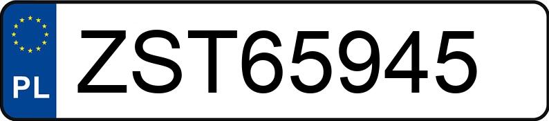 Numer rejestracyjny ZST 65945 posiada FIAT Punto II 1.2 MR`03 E4 Dynamic - ZST65945 Numer rejestracyjny ZST 65945 posiada FIAT Punto II 1.2 MR`03 E4 Dynamic - ZST65945