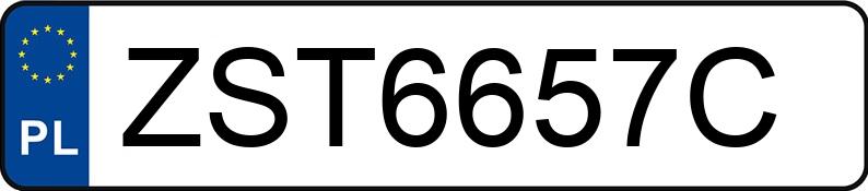 Numer rejestracyjny ZST 6657C posiada BMW 525I - ZST6657C