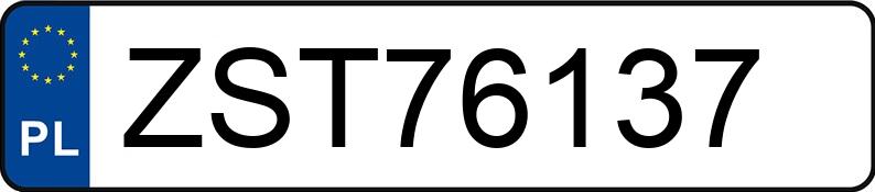 Numer rejestracyjny ZST 76137 posiada NISSAN ALMERA - ZST76137