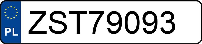 Numer rejestracyjny ZST 79093 posiada SAAB 9-5 2.3 AERO - ZST79093