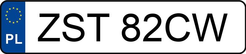 Numer rejestracyjny ZST 82CW posiada OPEL KADETT - ZST82CW